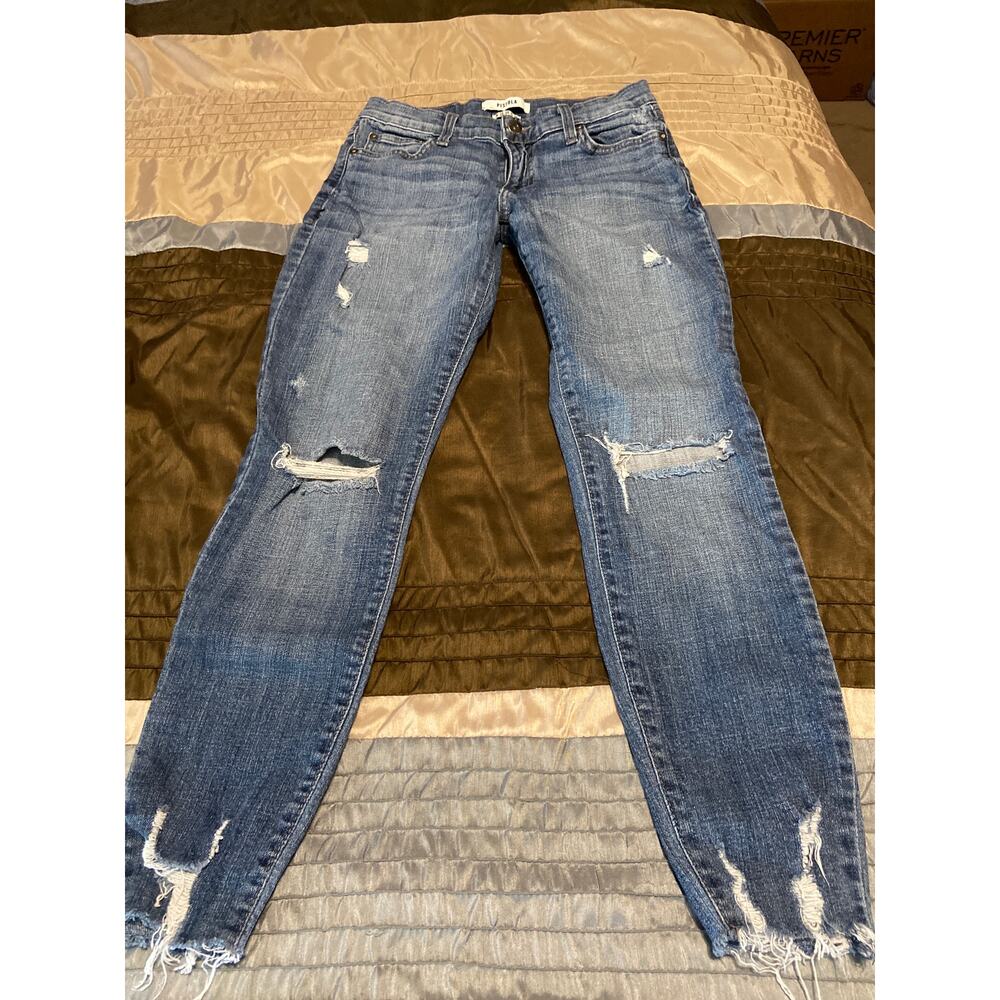 Pistola destroyed distressed skinny Jeans Size 26
